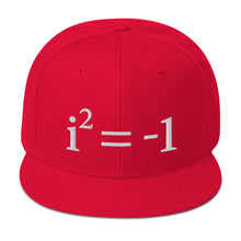 Load image into Gallery viewer, Euler's Imaginary Embroidered Snapback Hat