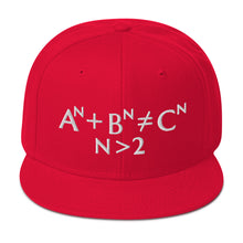 Load image into Gallery viewer, Fermat Embroidered Snapback Hat