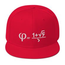 Load image into Gallery viewer, Golden Ratio Embroidered Snapback Hat