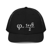 Load image into Gallery viewer, Golden Ratio Embroidered Trucker Cap