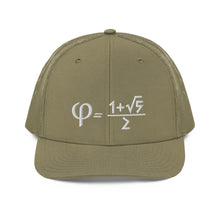 Load image into Gallery viewer, Golden Ratio Embroidered Trucker Cap