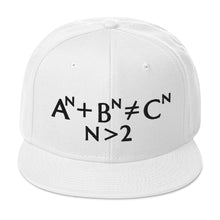 Load image into Gallery viewer, Fermat Embroidered Snapback Hat