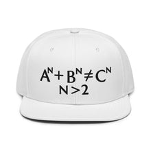Load image into Gallery viewer, Fermat Embroidered Snapback Hat