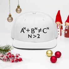 Load image into Gallery viewer, Fermat Embroidered Snapback Hat