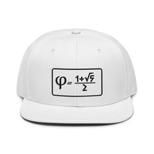 Load image into Gallery viewer, Golden Ratio Embroidered Snapback Hat