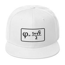 Load image into Gallery viewer, Golden Ratio Embroidered Snapback Hat