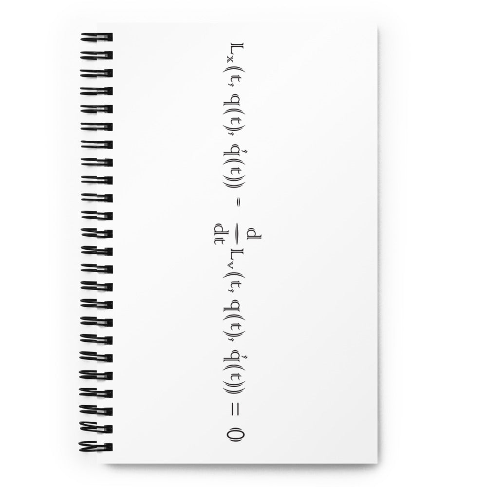 Euler-Lagrange Spiral Notebook