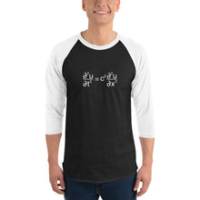 Load image into Gallery viewer, D'Alembert's 3/4 sleeve raglan shirt
