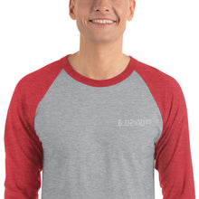 Load image into Gallery viewer, Avogadros - Embroidered 3/4 Sleeve Raglan Shirt