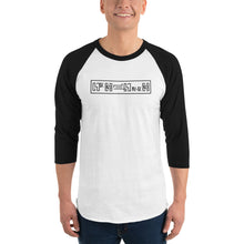 Load image into Gallery viewer, Poincaré 3/4 sleeve raglan shirt