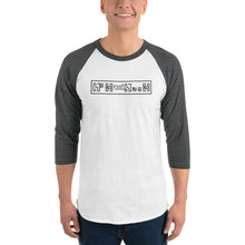Load image into Gallery viewer, Poincaré 3/4 sleeve raglan shirt