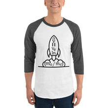 Load image into Gallery viewer, Tsiolkovsky 3/4 Sleeve Raglan Shirt