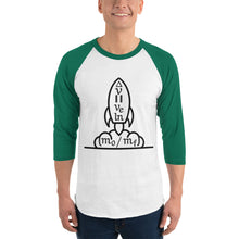 Load image into Gallery viewer, Tsiolkovsky 3/4 Sleeve Raglan Shirt