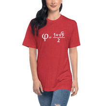 Load image into Gallery viewer, Golden Ratio Unisex Crew Neck Slim Fit Tee