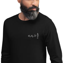 Load image into Gallery viewer, Heisenberg Uncertainty Principle Unisex Long Sleeve Tee