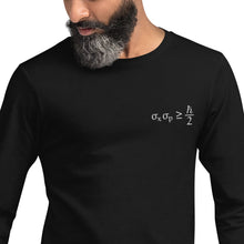 Load image into Gallery viewer, Heisenberg Uncertainty Principle Unisex Long Sleeve Tee