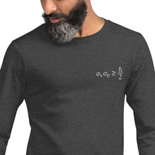 Load image into Gallery viewer, Heisenberg Uncertainty Principle Unisex Long Sleeve Tee