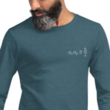 Load image into Gallery viewer, Heisenberg Uncertainty Principle Unisex Long Sleeve Tee