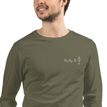 Load image into Gallery viewer, Heisenberg Uncertainty Principle Unisex Long Sleeve Tee