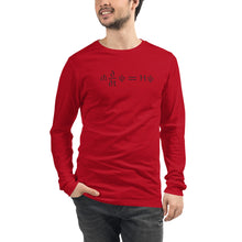 Load image into Gallery viewer, Schrödinger Unisex Long Sleeve Tee