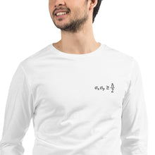 Load image into Gallery viewer, Heisenberg Uncertainty Principle Long Sleeve Tee