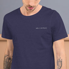 Load image into Gallery viewer, Poincaré Embroidered Short-Sleeve Unisex T-Shirt