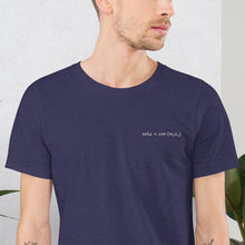Load image into Gallery viewer, Poincaré Embroidered Short-Sleeve Unisex T-Shirt