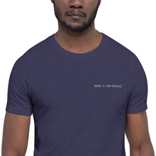 Load image into Gallery viewer, Poincaré Embroidered Short-Sleeve Unisex T-Shirt