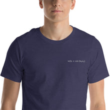 Load image into Gallery viewer, Poincaré Embroidered Short-Sleeve Unisex T-Shirt