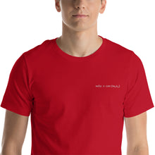 Load image into Gallery viewer, Poincaré Embroidered Short-Sleeve Unisex T-Shirt