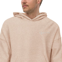 Load image into Gallery viewer, Schrödinger Embroidered Unisex Sueded Fleece Hoodie