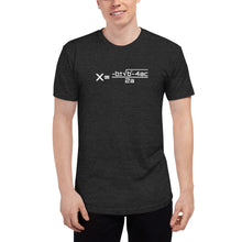Load image into Gallery viewer, Quadratic Unisex Tri-Blend Track Slim Fit T-Shirt