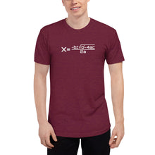 Load image into Gallery viewer, Quadratic Unisex Tri-Blend Track Slim Fit  T-Shirt
