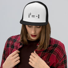 Load image into Gallery viewer, Euler&#39;s Imaginary Embroidered Trucker Cap
