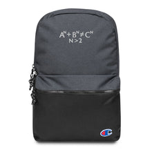 Load image into Gallery viewer, Fermat Embroidered Champion Backpack
