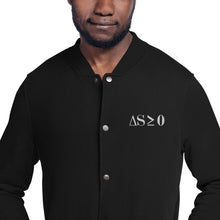 Load image into Gallery viewer, Second Law of Thermodynamics - Embroidered Champion Bomber Jacket
