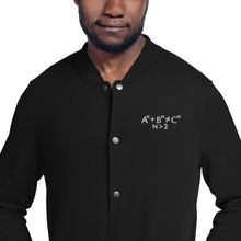 Load image into Gallery viewer, Fermat Embroidered Champion Bomber Jacket
