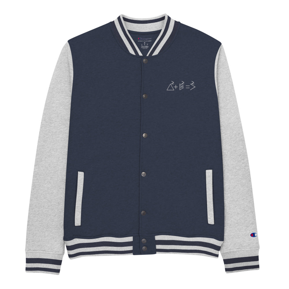 Pythagorean Embroidered Champion Bomber Jacket