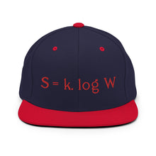 Load image into Gallery viewer, Boltzmann Snapback Hat
