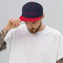 Load image into Gallery viewer, Boltzmann Snapback Hat
