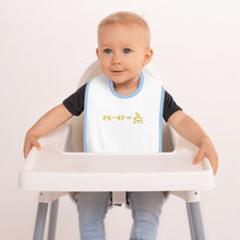 Load image into Gallery viewer, Born - Embroidered Baby Bib
