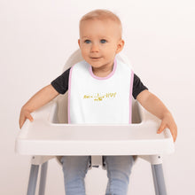 Load image into Gallery viewer, Gaussian Embroidered Baby Bib
