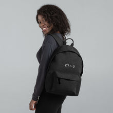 Load image into Gallery viewer, Euler&#39;s Identity Embroidered Backpack
