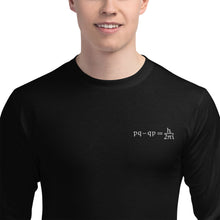 Load image into Gallery viewer, Born - Embroidered Men&#39;s Champion Long Sleeve Shirt
