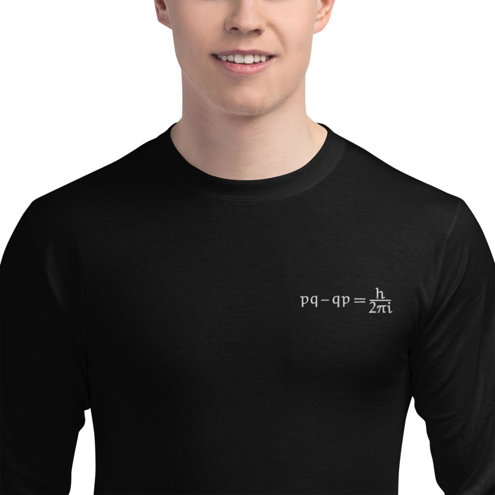 Born - Embroidered Men's Champion Long Sleeve Shirt