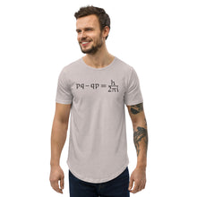 Load image into Gallery viewer, Born - Men&#39;s Curved Hem T-Shirt
