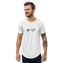Load image into Gallery viewer, Golden Ratio Men&#39;s Curved Hem T-Shirt
