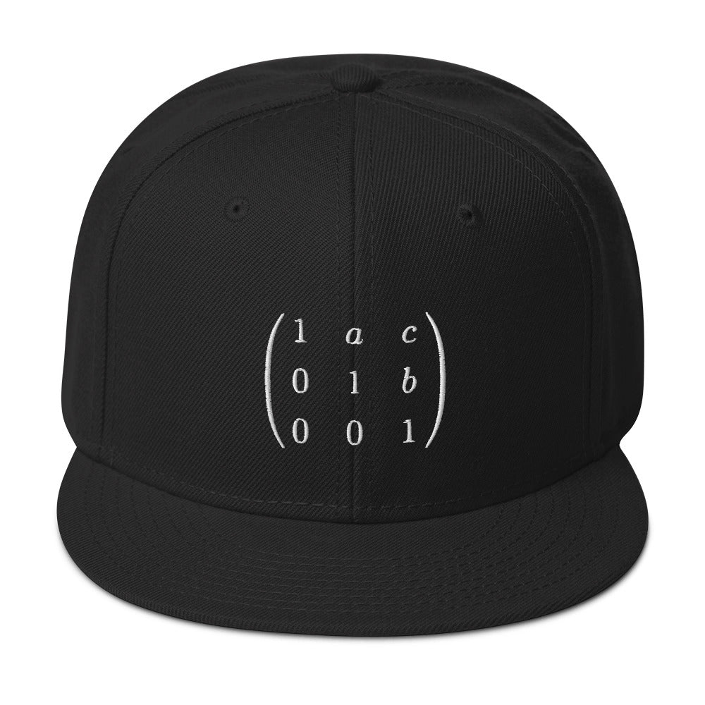 Heisenberg Group Embroidered Snapback Hat