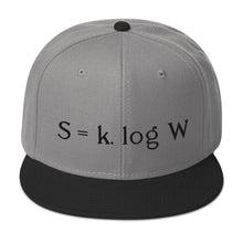 Load image into Gallery viewer, Boltzmann - Embroidered Snapback Hat
