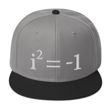 Load image into Gallery viewer, Euler&#39;s Imaginary Embroidered Snapback Hat
